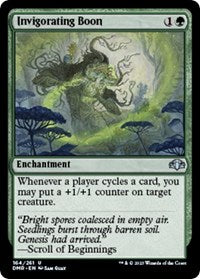 Magic: The Gathering Single - Dominaria Remastered - Invigorating Boon (Foil) - Uncommon/164 Lightly Played