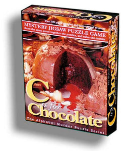 Mystery Jigsaw Puzzle Game Jigsaw Puzzle – C is For Chocolate -500 Piece Puzzle