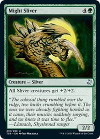 Magic: The Gathering - Time Spiral: Remastered - Might Sliver Uncommon/218 Lightly Played