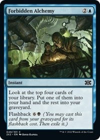 Magic: The Gathering Single - Double Masters 2022 - Forbidden Alchemy - FOIL Common/049 Lightly Played