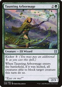 Magic: The Gathering Single - Zendikar Rising - Taunting Arbormage Uncommon/212 Lightly Played