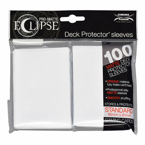 Deck Protectors: Pro-Matte- Eclipse Arctic White (100 count)