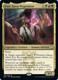 Magic: The Gathering Single - Commander: Streets of New Capenna - Vazi, Keen Negotiator Rare/092 Lightly Played