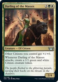 Magic: The Gathering Single - Streets of New Capenna - Darling of the Masses (Foil) - Uncommon/181 Lightly Played