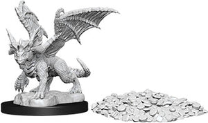 Dungeons & Dragons Nolzur`s Marvelous Unpainted Miniatures: W10 Blue Dragon Wyrmling