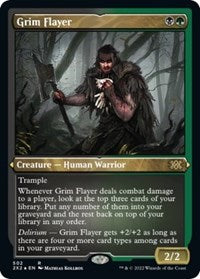 Magic: The Gathering Single - Double Masters 2022 - Grim Flayer (Foil Etched) - Uncommon/407 Lightly Played