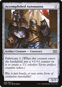 Magic: The Gathering - Double Masters - Accomplished Automaton (Foil) - Common/230 Lightly Played