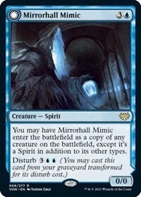Magic: The Gathering - Innistrad: Crimson Vow - Mirrorhall Mimic Rare/068 Lightly Played