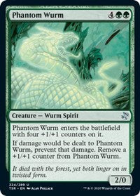 Magic: The Gathering - Time Spiral: Remastered - Phantom Wurm Uncommon/224 Lightly Played
