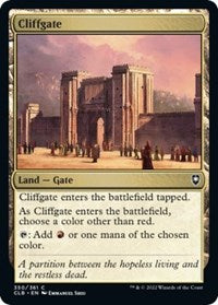 Magic: The Gathering Single - Commander Legends: Battle for Baldur's Gate - Cliffgate - Common/350 Lightly Played