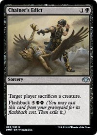 Magic: The Gathering Single - Dominaria Remastered - Chainer's Edict (Foil) - Uncommon/078 Lightly Played