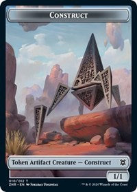 Magic: The Gathering Single - Zendikar Rising - Construct Token/010 Lightly Played