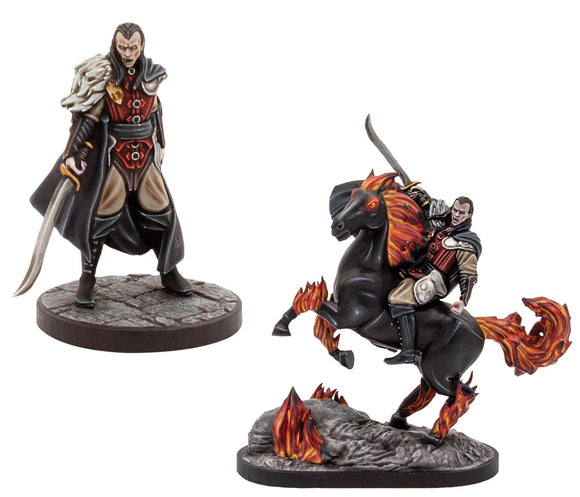 Dungeons and Dragons RPG: Curse of Strahd - Strahd Foot & Mounted (2 figs)