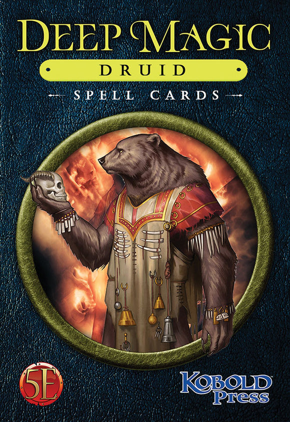Deep Magic Spell Cards: Druid (5E)