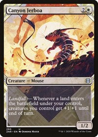 Magic: The Gathering Single - Zendikar Rising - Canyon Jerboa (Showcase) Uncommon/290 Lightly Played