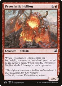 Magic: The Gathering Single - Zendikar Rising - Pyroclastic Hellion Common/152 Lightly Played