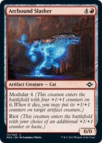 Magic: The Gathering Single - Modern Horizons 2 - Arcbound Slasher (Foil) - Common/111 Lightly Played