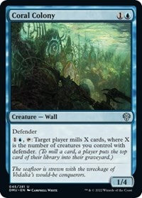 Magic: The Gathering Single - Dominaria United - Coral Colony - Uncommon/045 Lightly Played