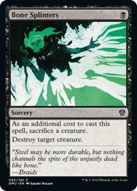 Magic: The Gathering - Dominaria United - Bone Splinters (Foil) - Common/083 Lightly Played