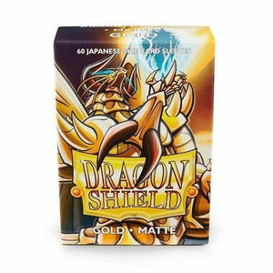 Dragon Shields: (60) Matte Gold Japanese Sleeves