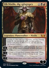 Magic: The Gathering Single - Streets of New Capenna - Ob Nixilis, the Adversary Mythic/206 Lightly Played