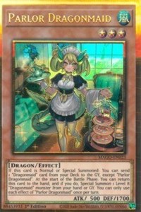Yu-Gi-Oh! YuGiOh Single - Maximum Gold - Parlor Dragonmaid - Premium Gold Rare/MAGO-EN023 Lightly Played