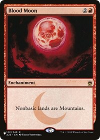 Magic: The Gathering Single - The List - Masters 25 - Blood Moon Rare/122 Lightly Played