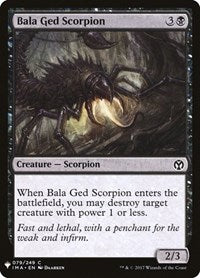 Magic: The Gathering Single - The List - Bala Ged Scorpion - Common/079 Lightly Played