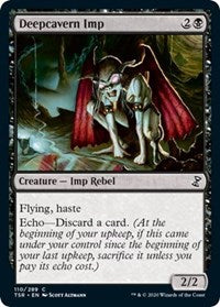 Magic: The Gathering - Time Spiral: Remastered - Deepcavern Imp Common/110 Lightly Played
