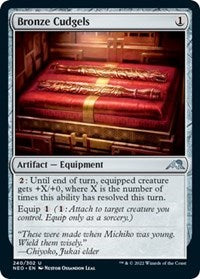 Magic: The Gathering Single - Kamigawa: Neon Dynasty - Bronze Cudgels Uncommon/240 Lightly Played