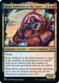 Magic: The Gathering - Unfinity - Roxi, Publicist to the Stars (Galaxy Foil) - Uncommon/463 Lightly Played
