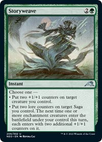 Magic: The Gathering Single - Kamigawa: Neon Dynasty - Storyweave FOIL Uncommon/209 Lightly Played