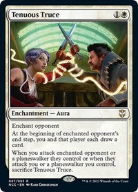 Magic: The Gathering Single - Streets of New Capenna - Tenuous Truce Rare/160 Lightly Played