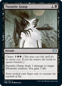 Magic: The Gathering - Innistrad: Crimson Vow -  Parasitic Grasp Uncommon/123 Lightly Played