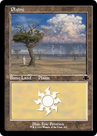 Magic: The Gathering Single - Dominaria Remastered - Plains (403) (Retro Frame) (Foil) - Land/403 Lightly Played