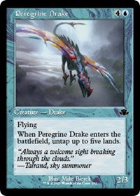 Magic: The Gathering Single - Dominaria Remastered - Peregrine Drake (Retro Frame) - Common/292 Lightly Played