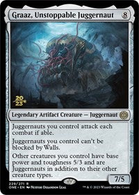 Magic: The Gathering Single - Phyrexia: All Will Be One - Graaz, Unstoppable Juggernaut (Pre-Release) - Rare/229 Lightly Played