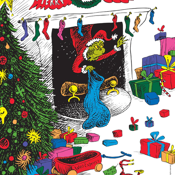 Puzzle: Dr. Seuss - Merry Grinchmas 1000pcs