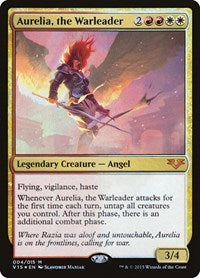 Magic: The Gathering Single - From the Vault: Angels - Aurelia, the Warleader - Mythic/004 Lightly Played