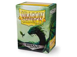 Dragon Shields: (100) Matte Emerald Standard Sleeves