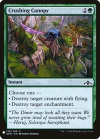 Magic: The Gathering Single - The List - Guilds of Ravnica - Crushing Canopy - Common/126 Lightly Played