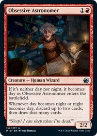 Magic: The Gathering Single - Innistrad: Midnight Hunt - Obsessive Astronomer (Foil) - Uncommon/152Lightly Played