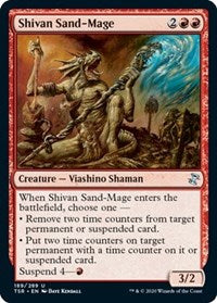 Magic: The Gathering - Time Spiral: Remastered - Shivan Sand-Mage Uncommon/189 Lightly Played