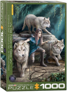 The Power of Three by Anne Stokes 1000-Piece Puzzle