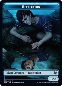 Magic: The Gathering - Theros Beyond Death - Reflection // Satyr FOIL Token/001 Lightly Played