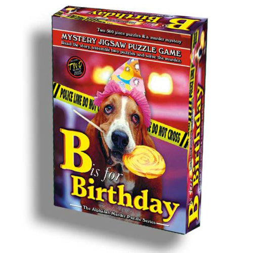 Mystery Jigsaw Puzzle Game Jigsaw Puzzle – B is For Birthday -500 Piece Puzzle