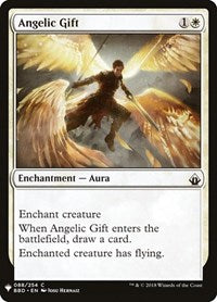 Magic: The Gathering Single - The List - Angelic Gift Common/088 Lightly Played