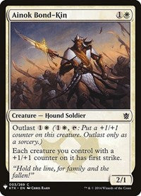 Magic: The Gathering Single - The List - Ainok Bond-Kin Common/003 Lightly Played