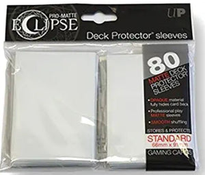 Deck Protectors: Pro-Matte- Eclipse White (80 count)