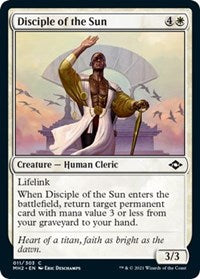 Magic: The Gathering Single - Modern Horizons 2 - Disciple of the Sun - Common/011 Lightly Played